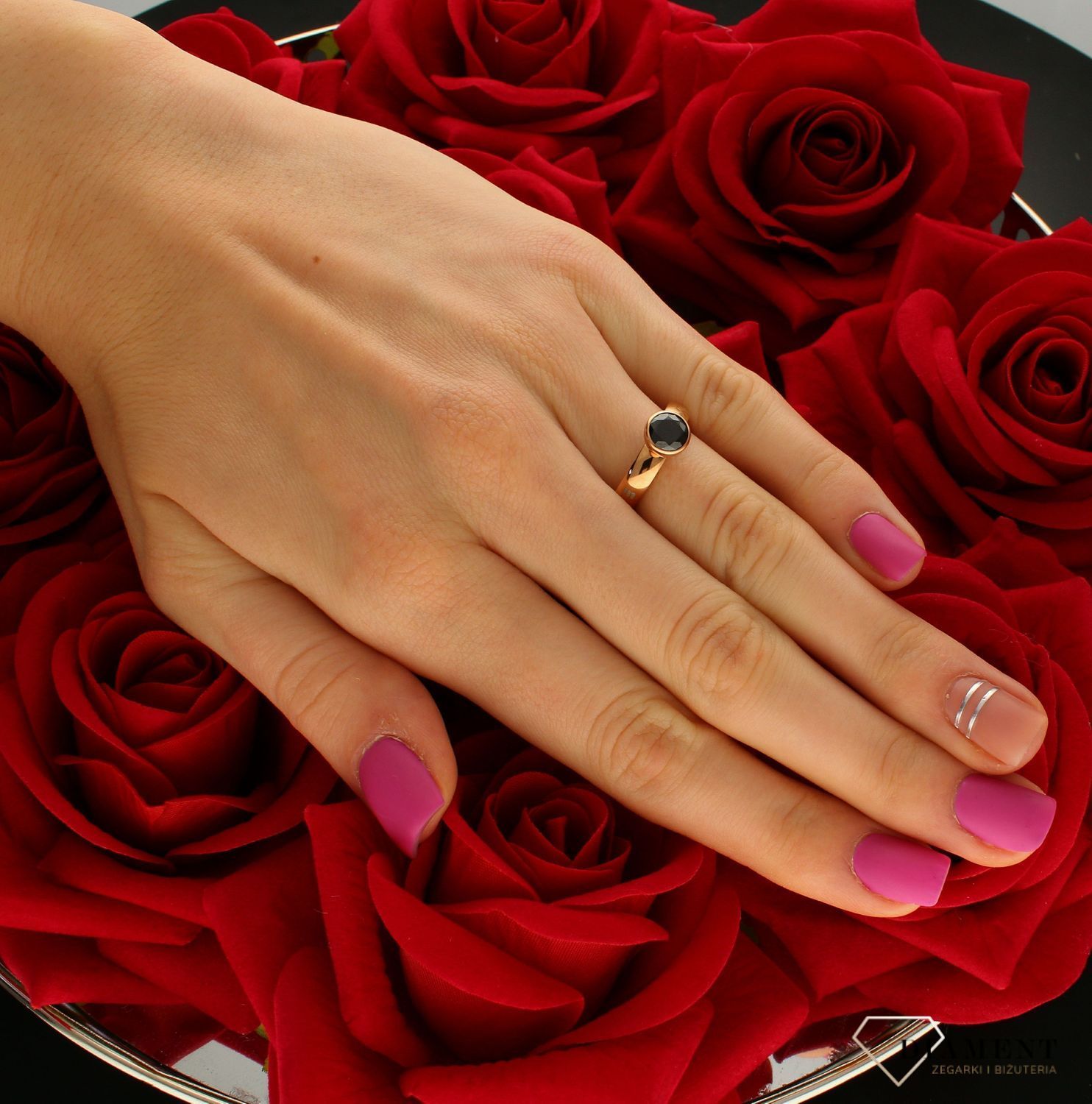 Pierścionek różowe złoto Melano M01R5010 RG-54...jpg